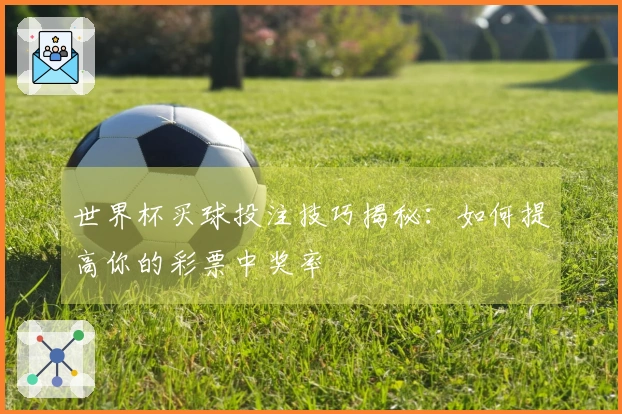 世界杯买球投注技巧揭秘：如何提高你的彩票中奖率